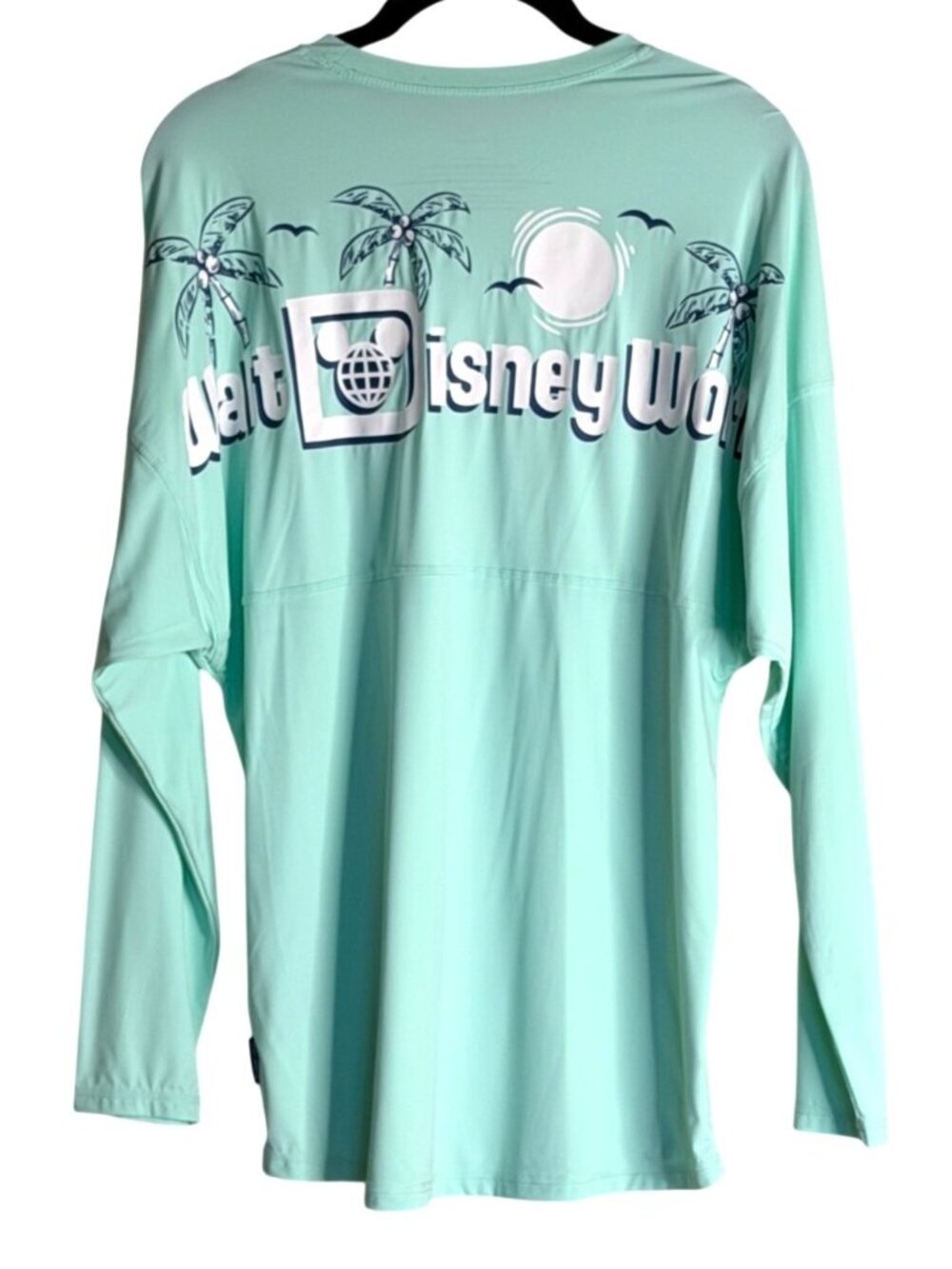 Walt Disney World Unisex Fun Spirit Jersey Long Sleeve Shirt Green 2025 Size XS